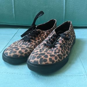 Rare Vans Leopard Print
